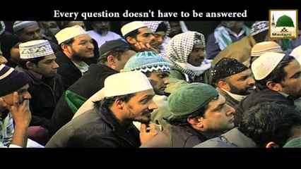 Every question doesn't have to be answered - English Short Clip