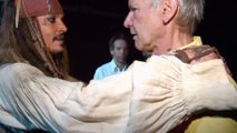 L'abbraccio di Harrison Ford e Johnny Depp fa il giro del web