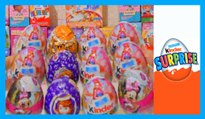 12 Surprise Eggs Winx Club Kinder Surprise Eggs Unboxing Disney Pixar Easter Sofia Minnie Lalaloopsy