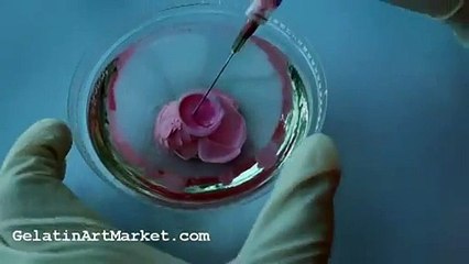 How to make Gelatin Art Jello Flowers