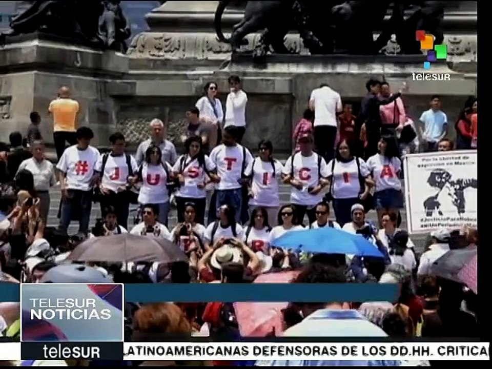 México: claman justicia y cese a violencia contra periodistas