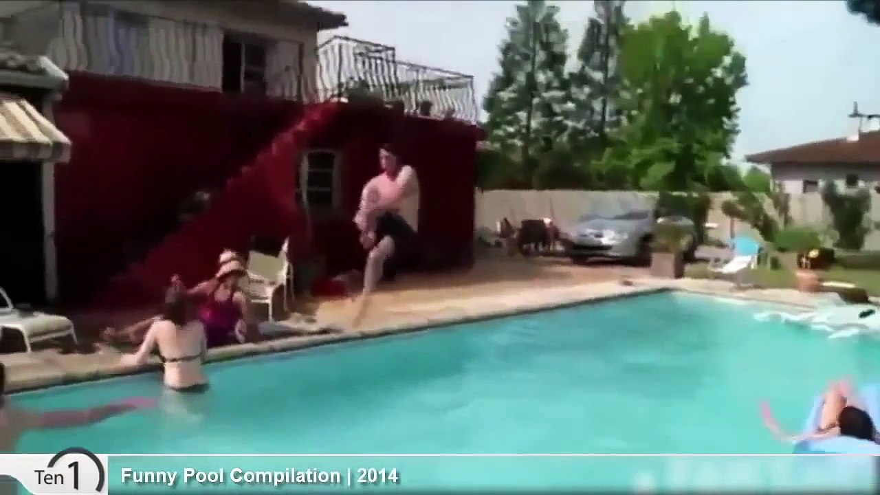 Funny Pool Fail Compilation  2014
