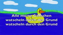 Alle meine Entchen - Kinderlieder deutsch - Kinderlieder zum Mitsingen