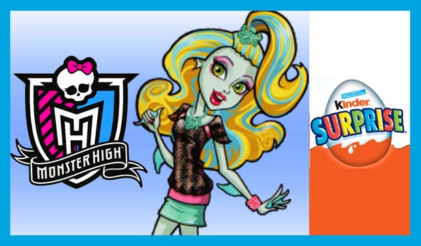 Monster High! Kinder Sorpresa Chocolate- Monster High Surprise Eggs Unboxing