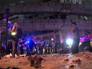 Au moins dix morts dans l'explosion d'une bombe en plein centre de Bangkok