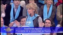 Mitin Partido Popular en las Rozas con Jose María Aznar y Esperanza Aguirre 2011