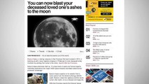Company Offers Sending Remains Of Loved Ones To Moon