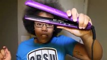 How I Straighten My Natural Curly Hair (Prevent Heat Damage)