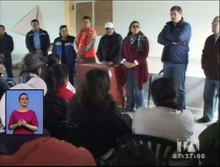 Ministros de Seguridad y Gestión de Riesgos dialogan sobre el Cotopaxi