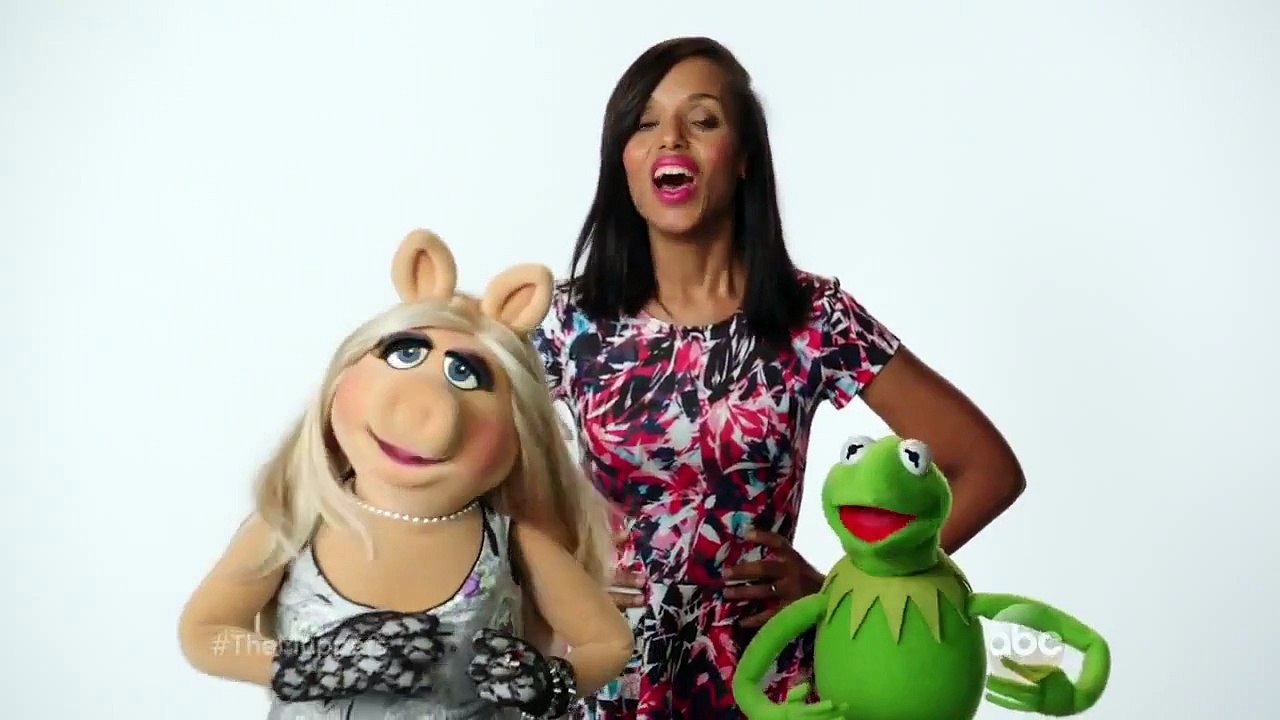 The Muppets (ABC) Promo "Miss Piggy, Kermit and Kerry Washington" HD