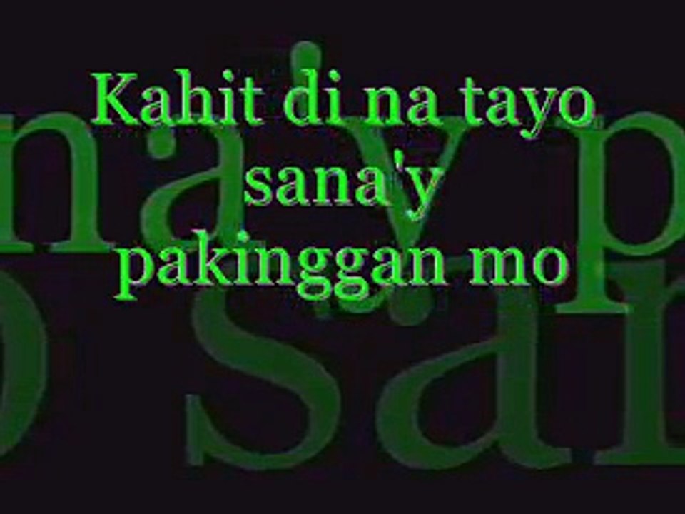 Kahit Di Na Tayo - Repablikan with Lyrics (rap)