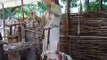 Experimental Archaeology Scotland-Spinning Wool at the Crannog Centre