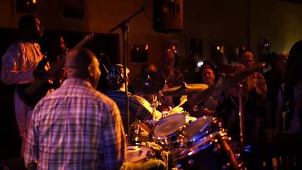 Sekouba Bambino at the Red Bike on Vashon Island #2- 8-16-15