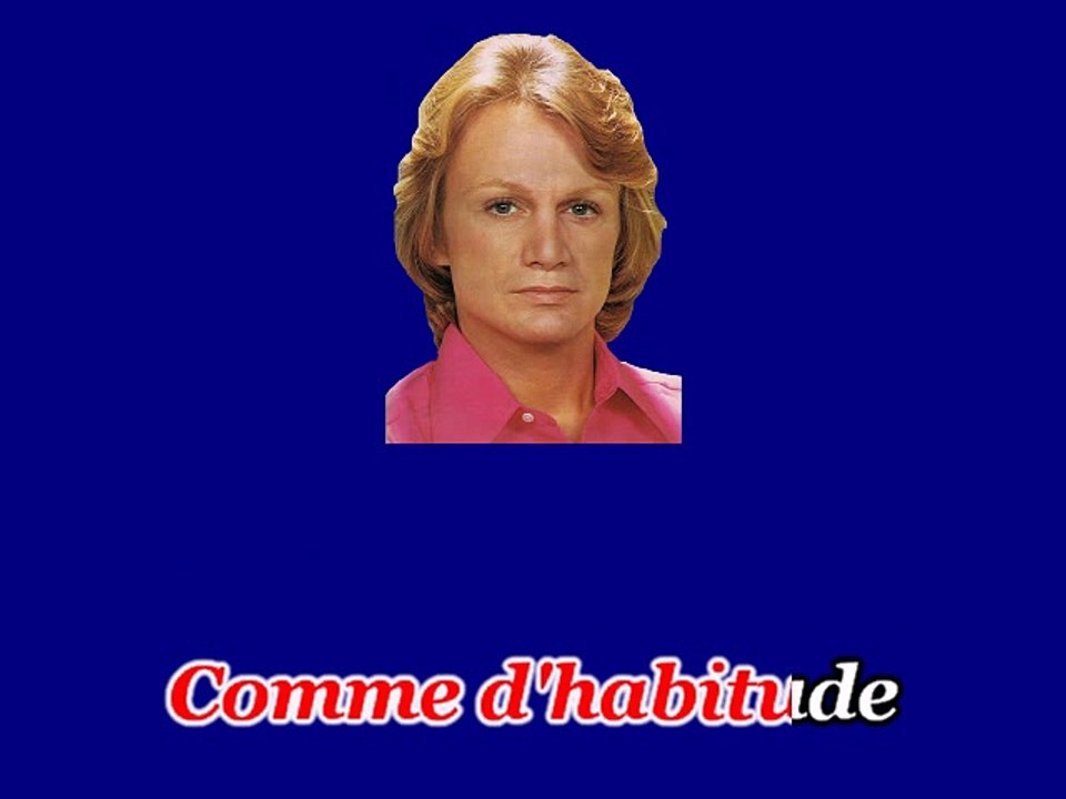 claude francois comme d'habitude