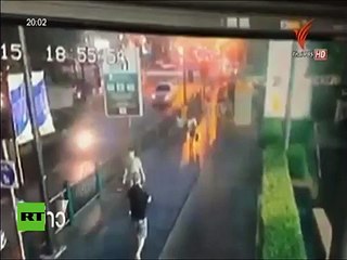 Tailandia: Captan preciso instante en el que bomba estalló en centro de Bangkok