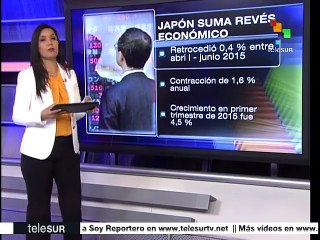 Economía japonesa retrocede 0,4% en el último trimestre