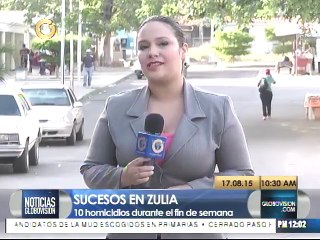 10 muertos durante el fin de semana en Zulia
