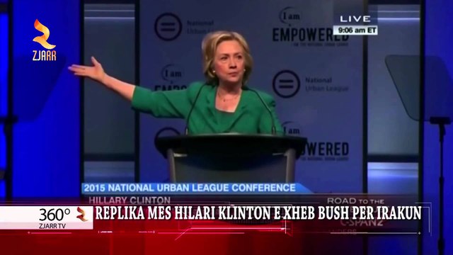 360° Grade -REPLIKA MES HILARI KLINTON E XHEB BUSH PËR IRAKUN