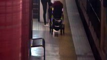 Queensland Rail release footage of a pram hitting a train