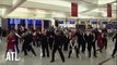 Delta Airlines flash mob 4 USA cities