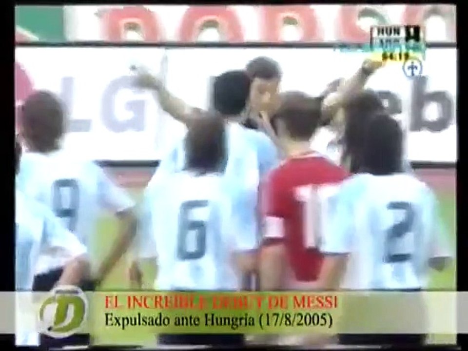 Lionel Messi: Su accidentado debut en selección de Argentina (VIDEO)