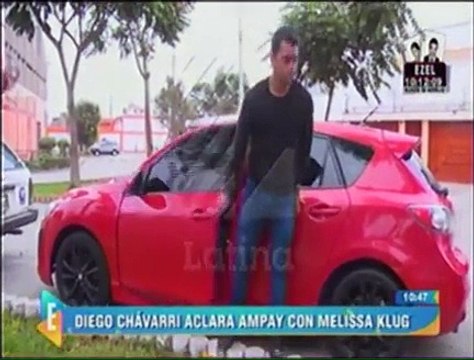 Melissa Klug: Diego Chávarri asegura que no besó a ex de Fárfan