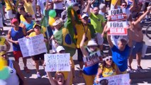 OLYMPICS: Rio 2016: Cycling test event takes place amidst protests