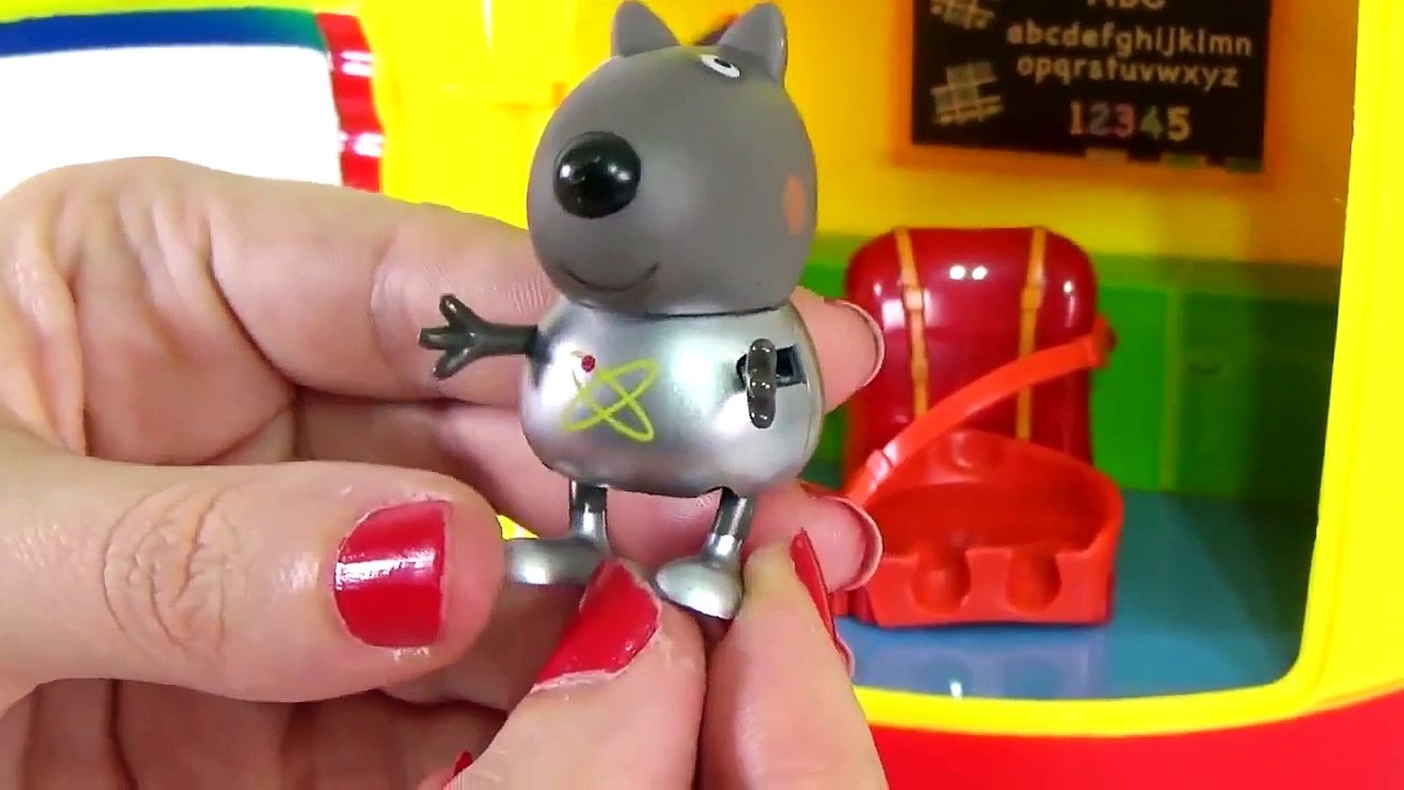Peppa Pig Foguete George Danny Cão Brinquedos em Português Spaceship Juguetes Peppa Pig