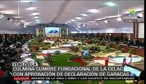 Culmina Cumbre de CELAC tras aprobar Declaración de Caracas