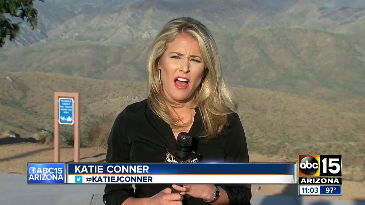 Rattlesnake fire burning near Bumble Bee