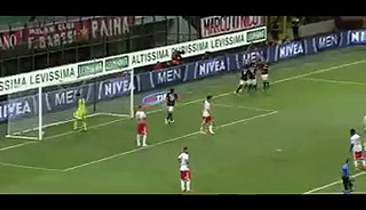 Goal Honda - AC Milan 1-0 Perugia - 17-08-2015 Coppa Italia