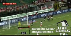 1-0 Keisuke Honda Amazing Goal AC Milan v. AC Perugia - Italian Cup 17.08.2015 HD