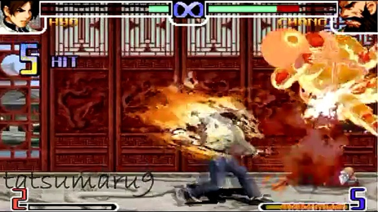 KOF 2002 - KYO KUSANAGI ,combos extremos full 100 % de vida