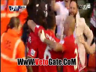 "بنتيكى"يتقدم بالهدف الاول ليفربول فى مرمى بورنموث