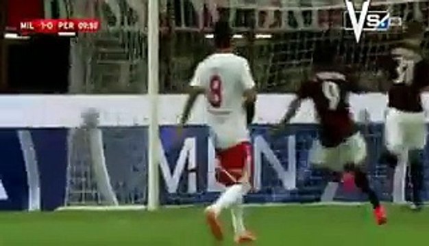 Adriano Amazing Goal AC Milan 2-0 AC Perugia 17.08.2015 HD