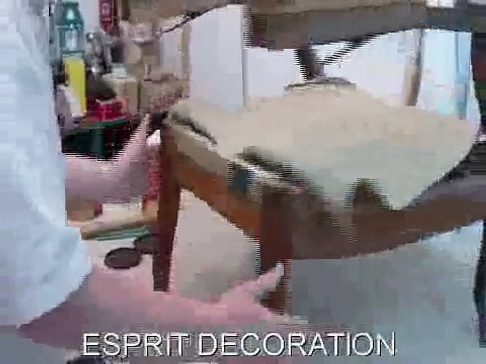 Esprit Decoration - Mise en place de la toile forte