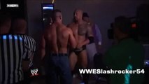 WWE WrestleMania 28 - The Rock Hugs John Cena Backstage