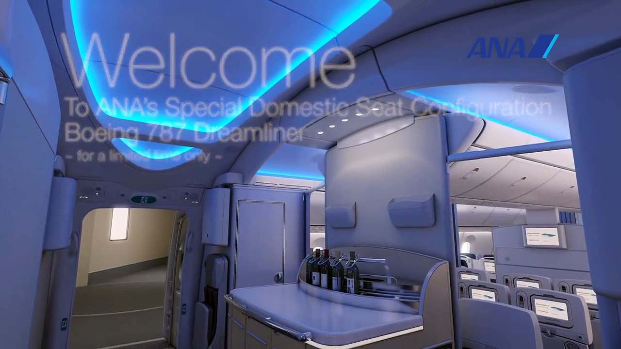 Welcome to ANA's Special Domestic Boeing 787 Dreamliner.