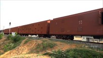 RAREST FREIGHT TRAIN  -  INDIAN RAILWAYS ( BCCNR  GAJRAJ WDM3D)