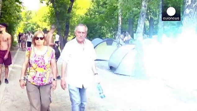 Ungarn: Musikfestival lässt Zelte für Flüchtlinge da