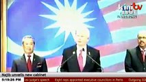 Live: Najib unveils new cabinet