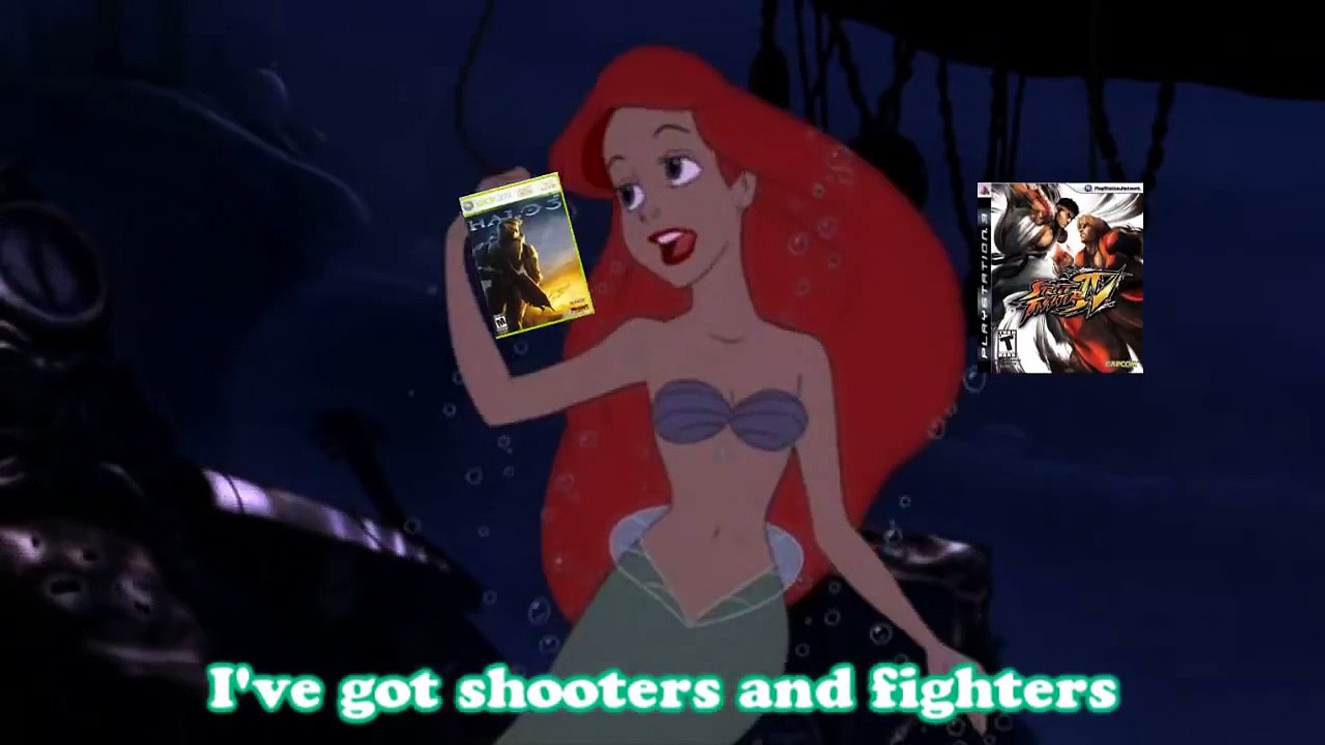 Console Gaming Ariel, A Mermaid Parody: /v/ - The Musical