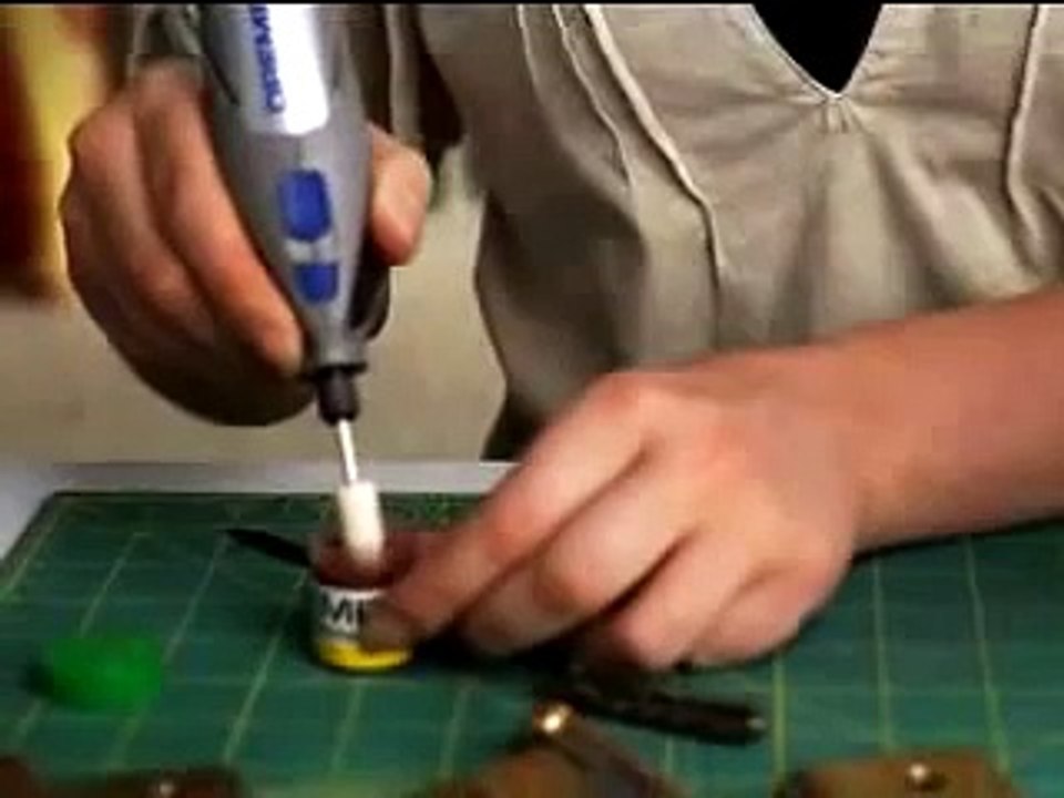 Polishing Metal: Dremel Rotary Tool