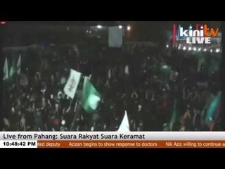 Live from Kuantan: Suara Rakyat Suara Keramat rally