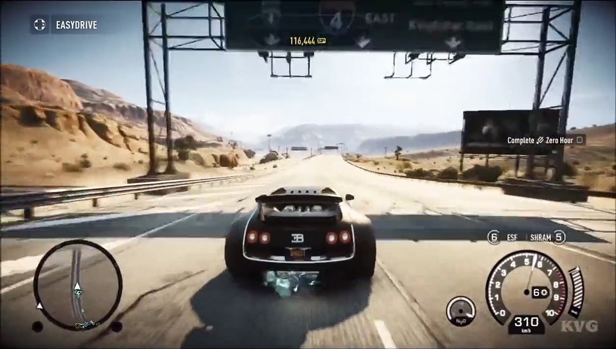 Need for Speed Rivals - Bugatti Veyron Super Sport  Top Speed 416 KMH [HD]