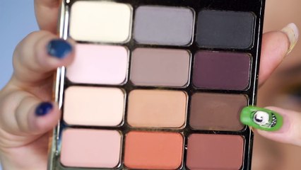 MINIONS Yellow Cut Crease Makeup with Nude Lips