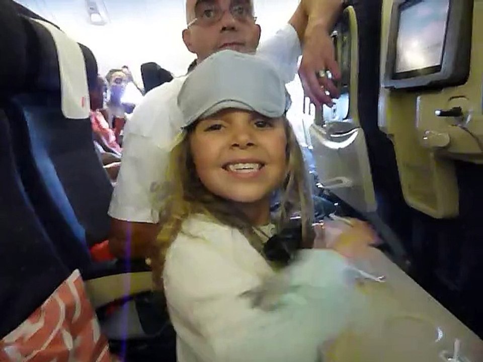 Dans l'avion !