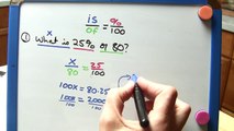 Pre-Algebra / GED: Percents- A 100% method for solving % problems