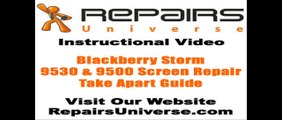 Blackberry Storm 9530 & 9500 LCD Screen Repair Take Apart Guide