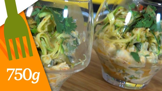 Recette de Verrines de courgettes - 750 Grammes